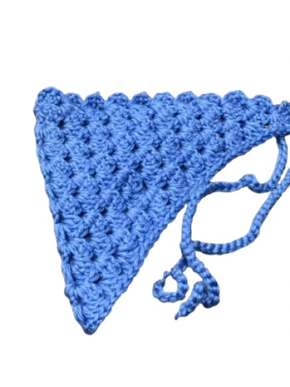 Handmade Colorful Crochet Headscarf - Rainbow